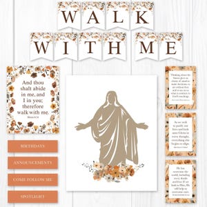 2026 LDS Youth Theme, LDS Bulletin Board, Young Women, Look Unto Christ, Printable Banner, YW, Doubt Not Fear Not