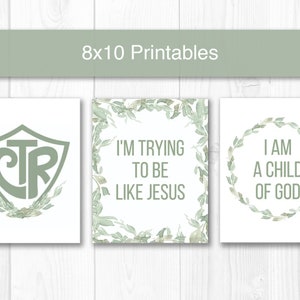 LDS Baptism CTR Printable LDS Missionary Art Lds Baptism - Etsy