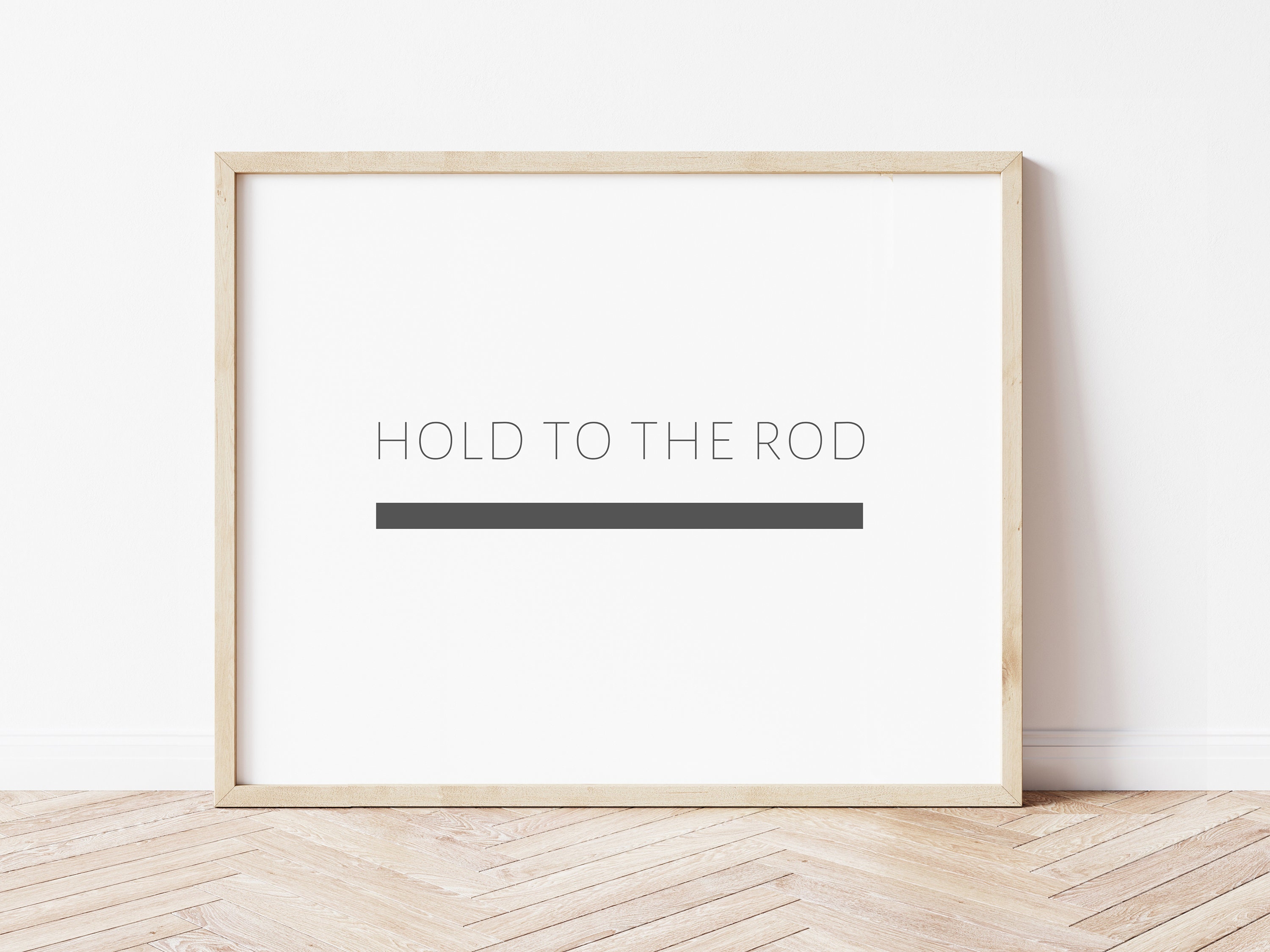 Hold to The Rod Key Ring 