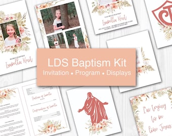 LDS dopprogram, LDS dopinbjudan, LDS doppaket, Boho, LDS dopprogram, LDS dopprogrammall, dopkit, enkelt