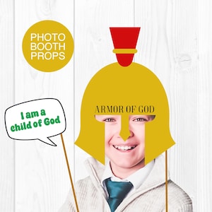 Rekvisita för fotobås för LDS, utskrivbara bilder för församlingskyrkans fest (digital nedladdning för egen hand)
