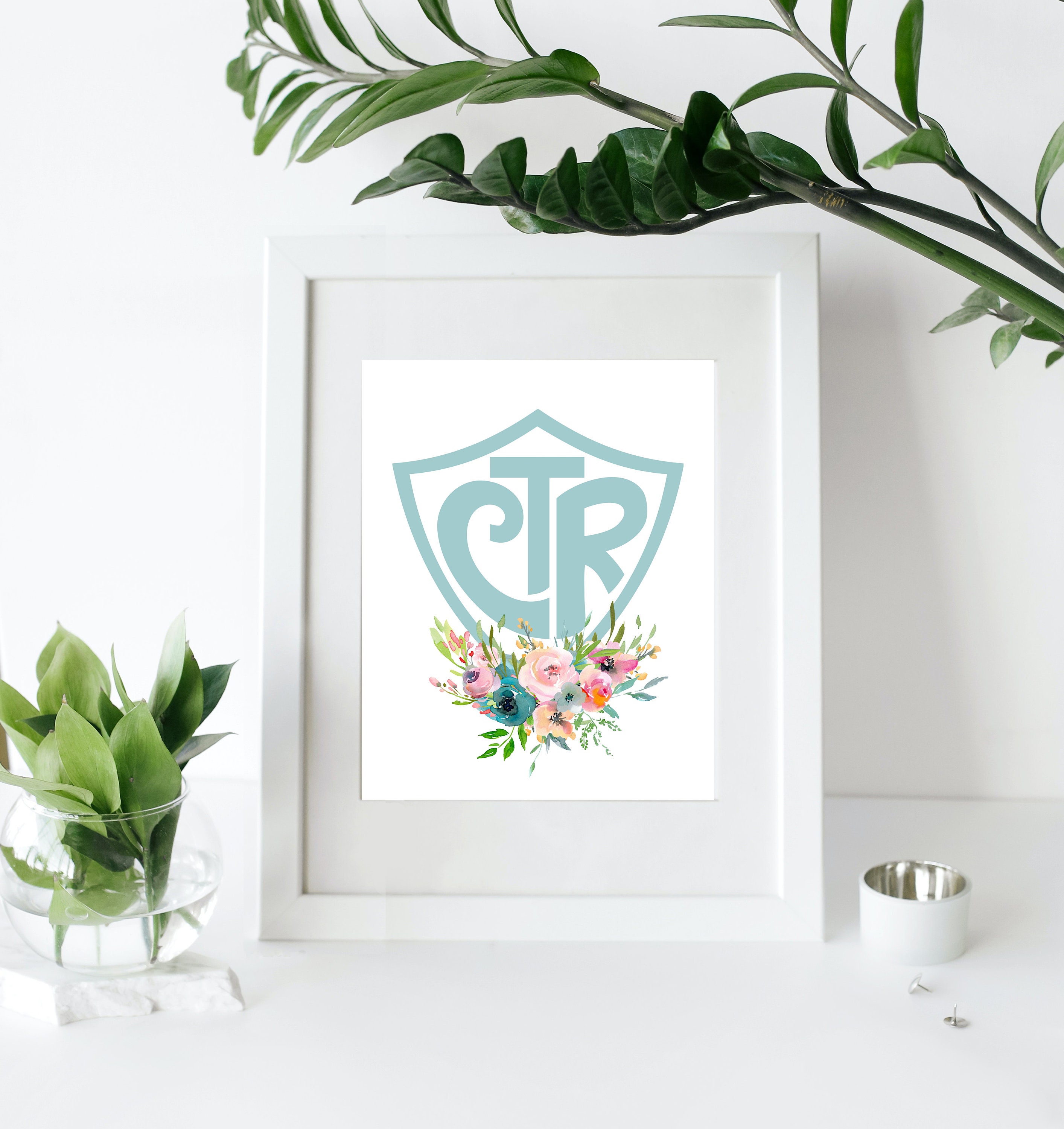 LDS Baptism, CTR Printable, LDS Missionary Art, Lds Baptism Display ...