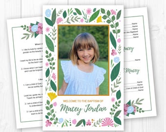 Programa de Bautismo SUD, Programa de Bautismo SUD, Plantilla de Programa de Bautismo SUD, Programa de Bautismo SUD para Niñas, Ideas de Bautismo SUD