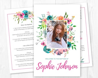 Programa de bautismo SUD, Programa de bautismo SUD, Plantilla del programa de bautismo SUD, Chica del programa de bautismo SUD, Ideas de bautismo SUD