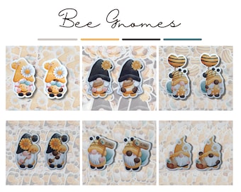 Bee Gnomes - Spring - Bumble Bee's - Summer - Bee stickers - Magnet