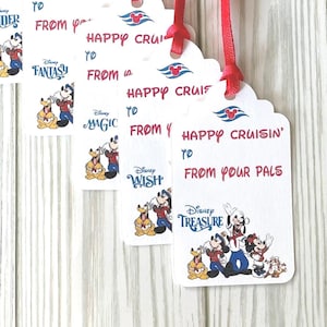 Disney Cruise  ship gift tag, fe gift tag, cabin gift tag set of 9