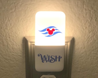 Disney cruise line Wish night light, fish extender, party favor