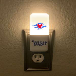 Disney cruise line Wish night light, fish extender, party favor