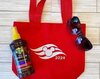 Disney Cruise tote,  DCL inspired, Disney Fish extender gift bag