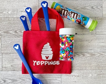 Disney ice cream bag with 4 spoons, DCL, Disney Fish extender gift