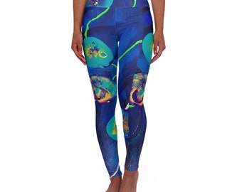 Leggings de yoga taille haute (AOP)