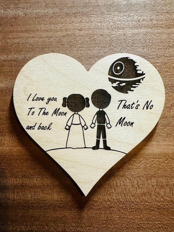 I Love You to the Moon and Back | Custom Personalized Engraving