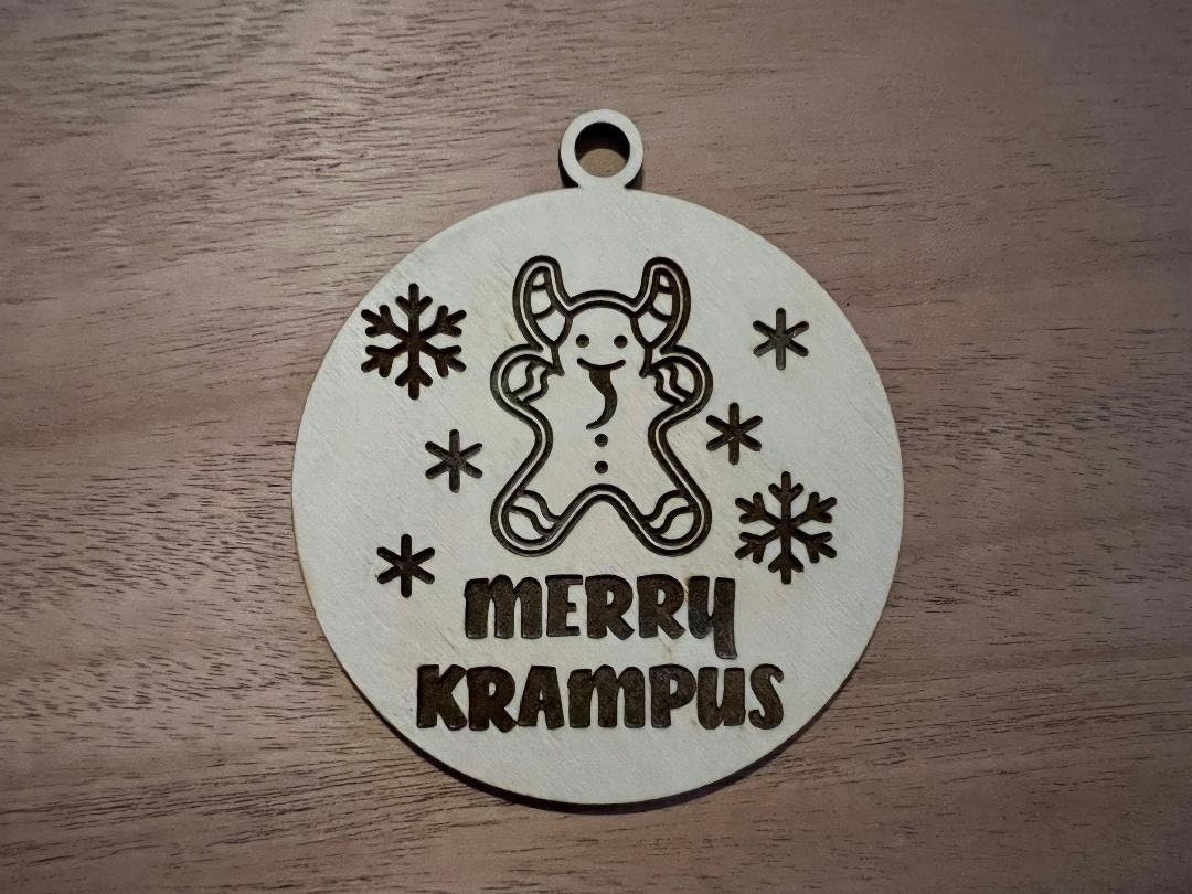 Krampus Gingerbread Ornament | Merry Krampus Ornament | Horror ...