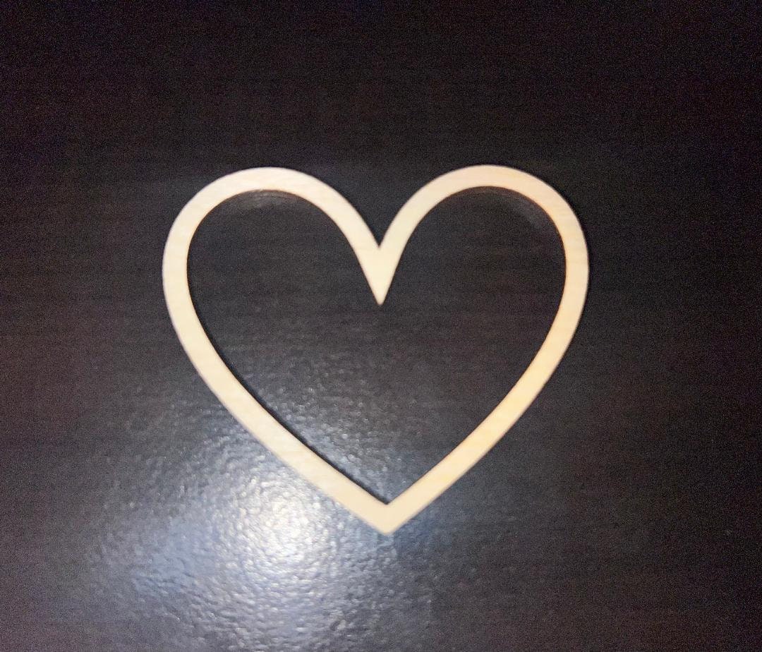 Wood Heart Cutout Wood Heart DIY Projects Valentines Day Etsy