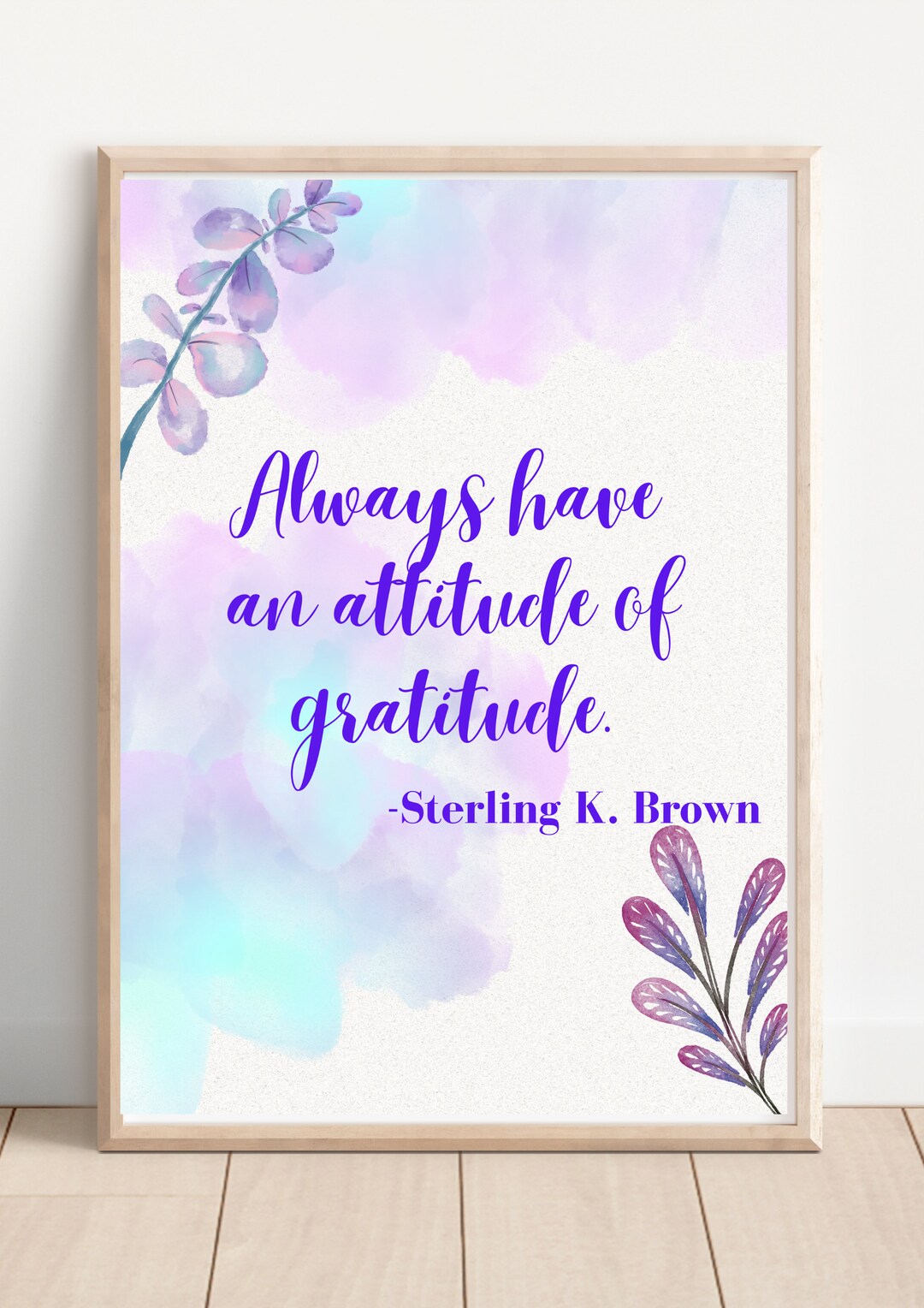 Attitude of Gratitude. Gratitude Wall Art. Printable Wall Art. Etsy