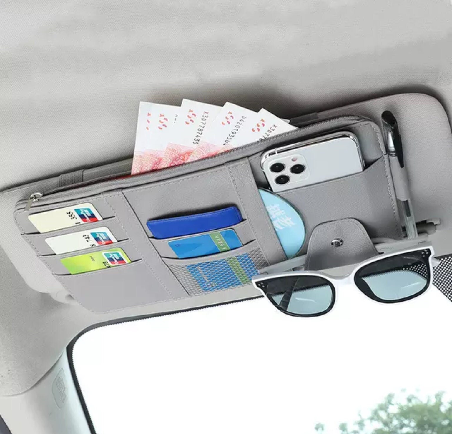 Car Visor Organizer Etsy