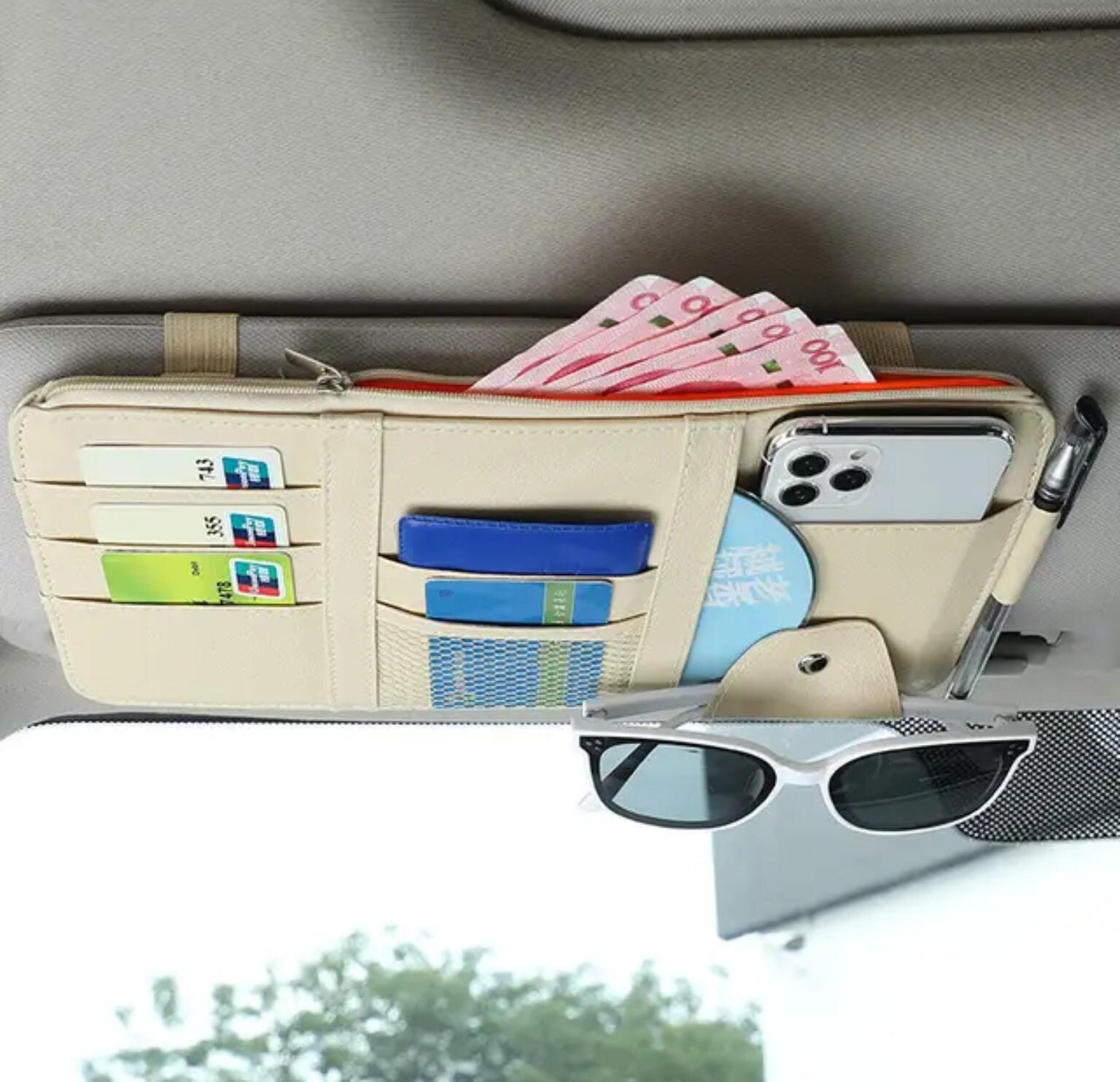 Car Visor Organizer Etsy