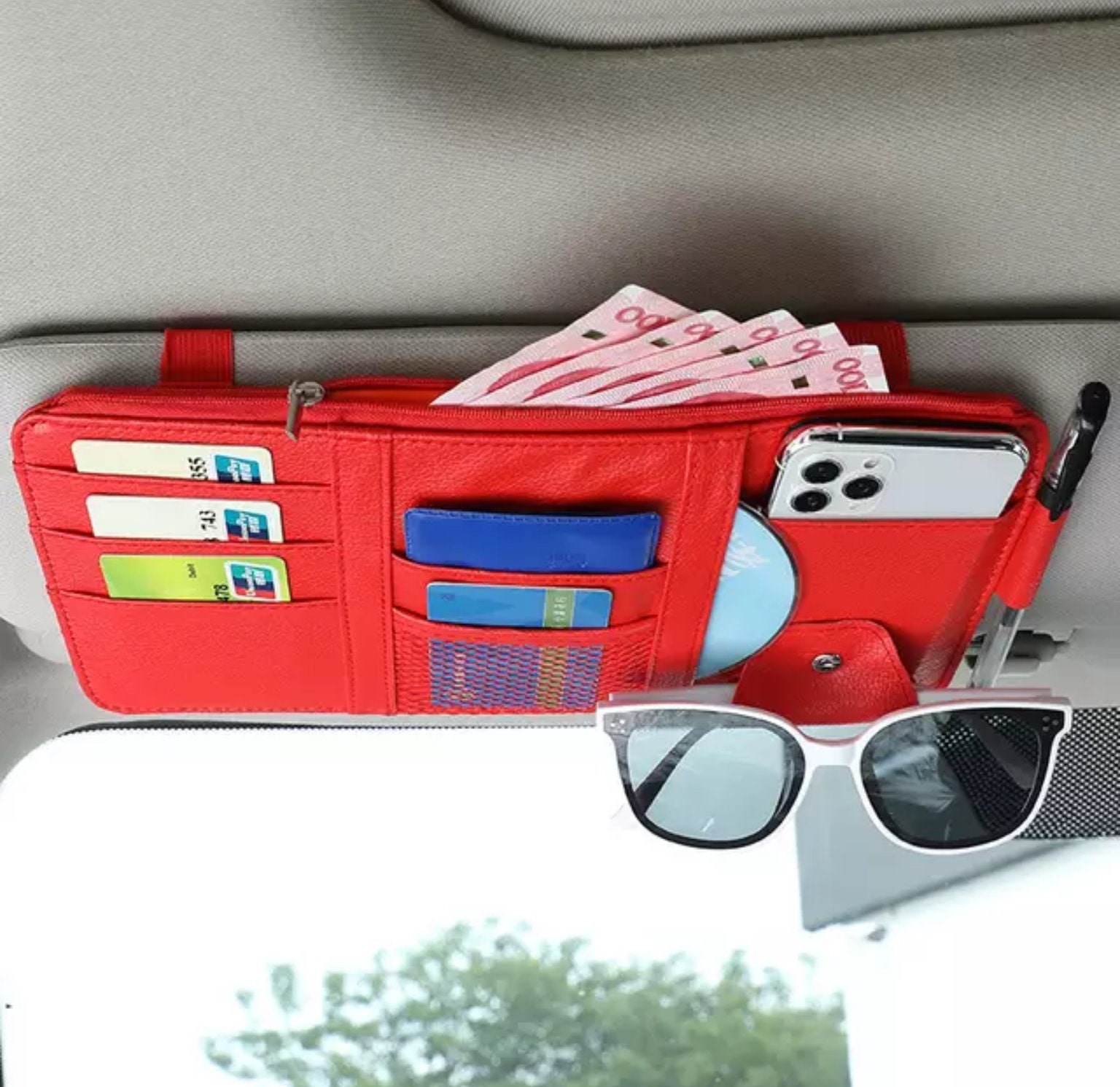 Car Visor Organizer Etsy