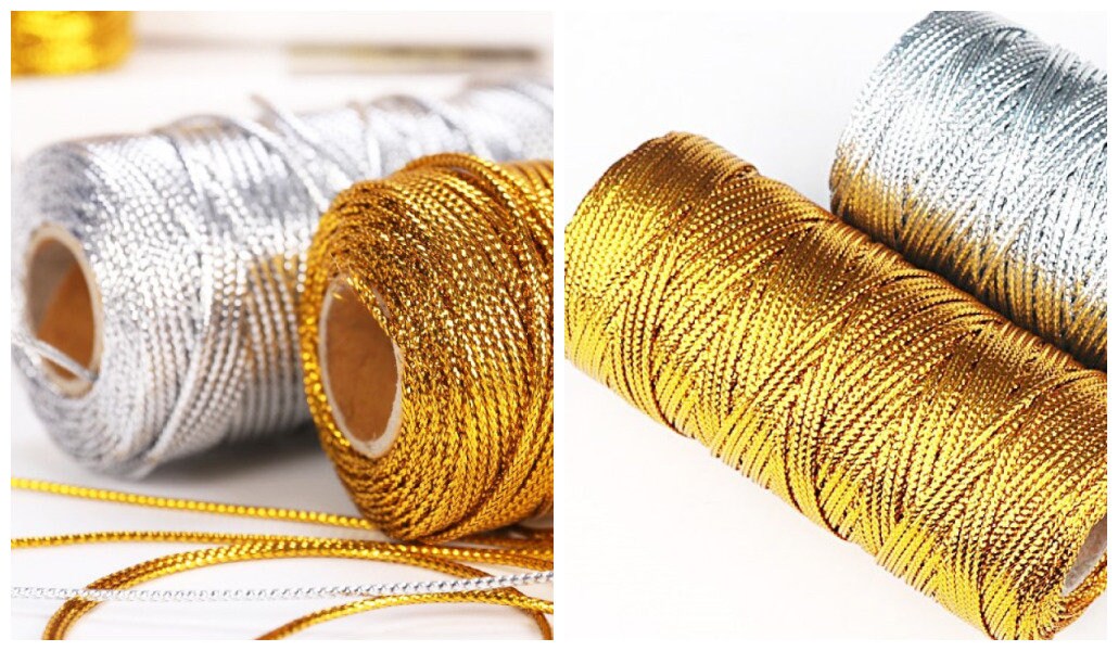 8m Gold Plated Copper Bead Wire - 0.8mm Metal Cord For Jewelry Making And  Diy Crafts