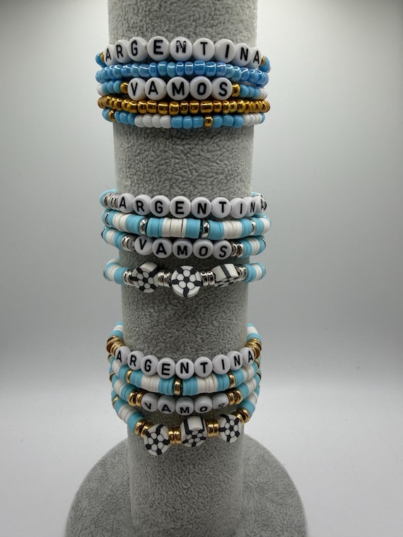 FIFA World Cup 26 ブレスレット　アルゼンチン Argentina FIFA World Cup Bracelet Set - Etsy