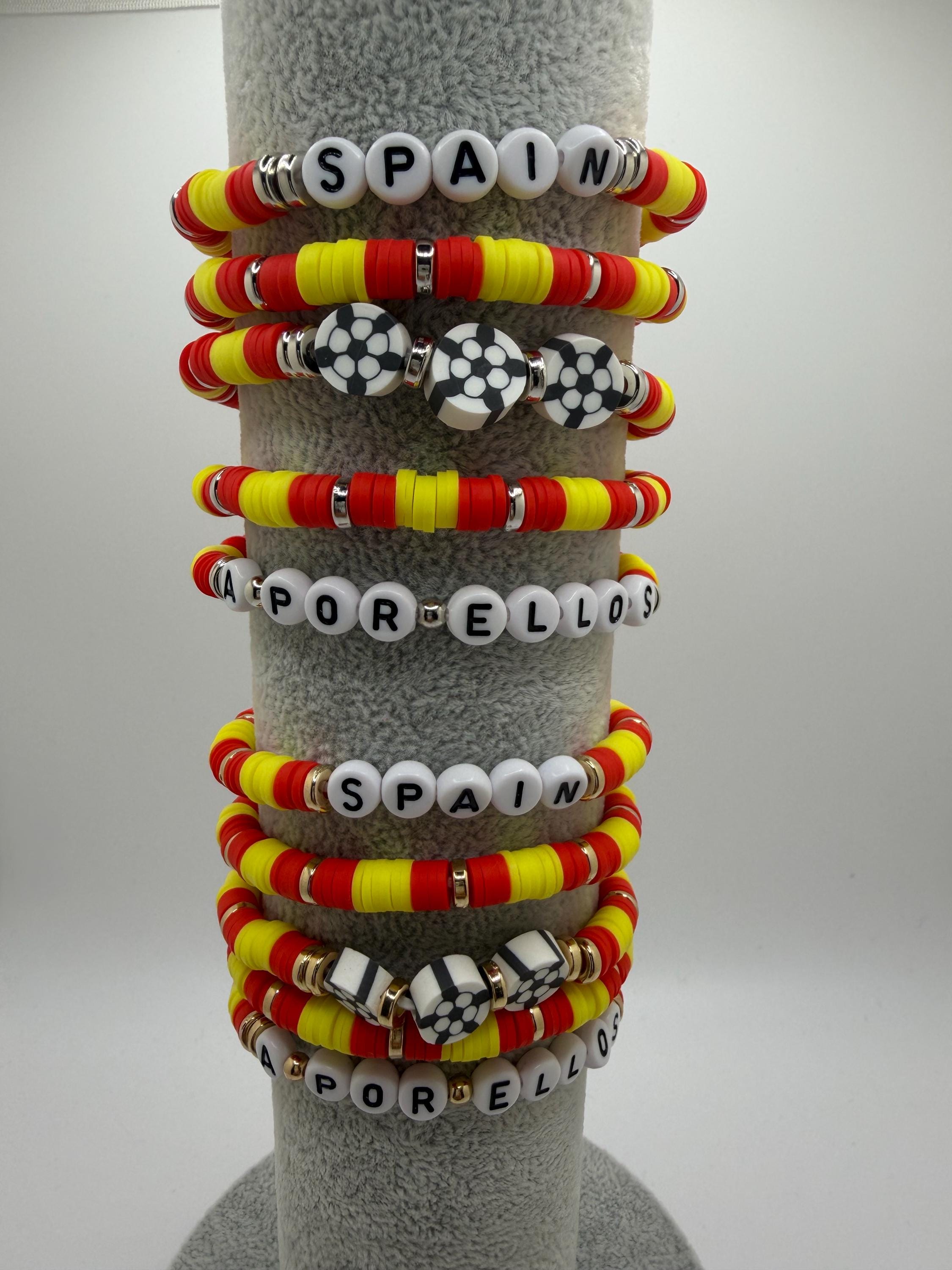 Spain FIFA World Cup Bracelet Set - Etsy