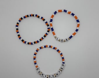 Knicks Beaded Bracelet Set