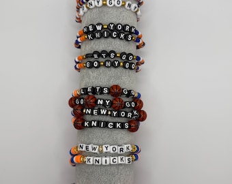 Knicks Beaded Bracelet Set