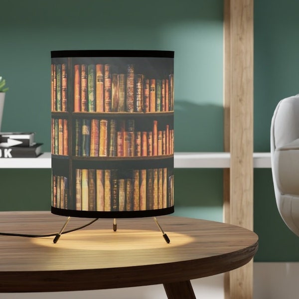 Bookshelf Lamp Etsy