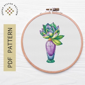 Perfumes Cross Stitch Pattern, Bottle Succulent Counted Cross Stitch, Perfume Bottle Modern Decor, Embroidery Needlepoint Сhart