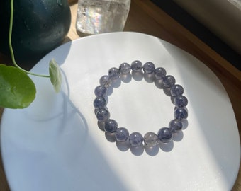 Natural Translucent Iolite Cordierite Bracelet