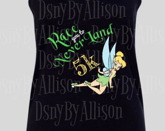 RunDisney springtime surprise 5k tinkerbell inspired shirt