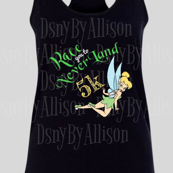 RunDisney springtime surprise 5k tinkerbell inspired shirt