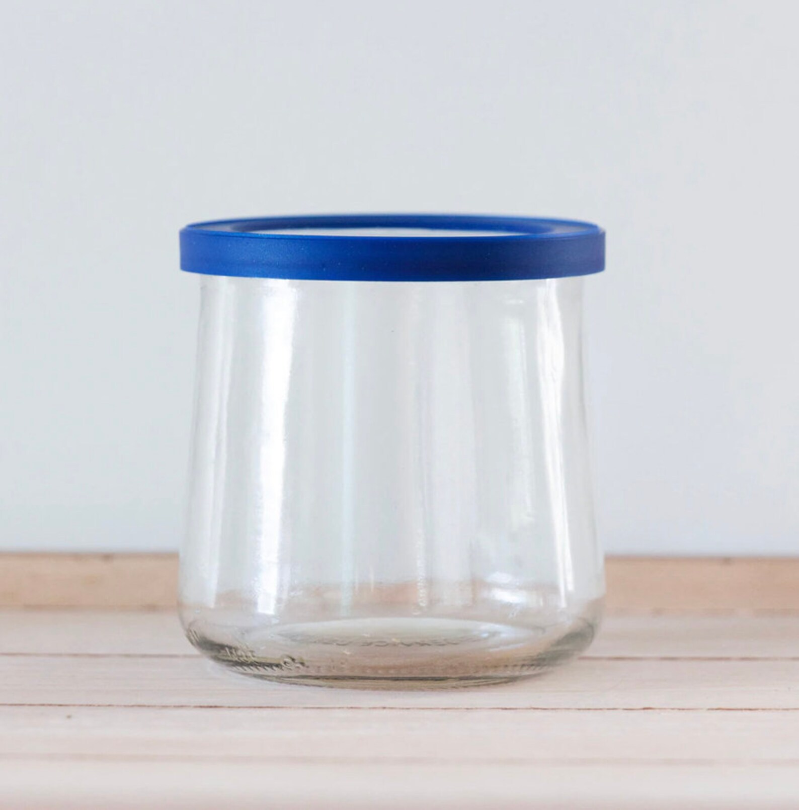 Oui Yoplait Lids for Jars 4pack Blue or Clear Crafting Etsy