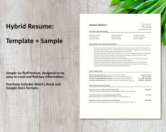 Cv Voorbeeld Etsy Nederland