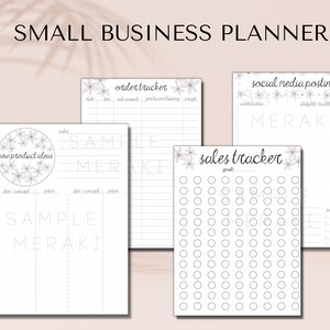 Printable Sales Tracker, small business planner, social media planner, social media content, new product tracker, small business sales,