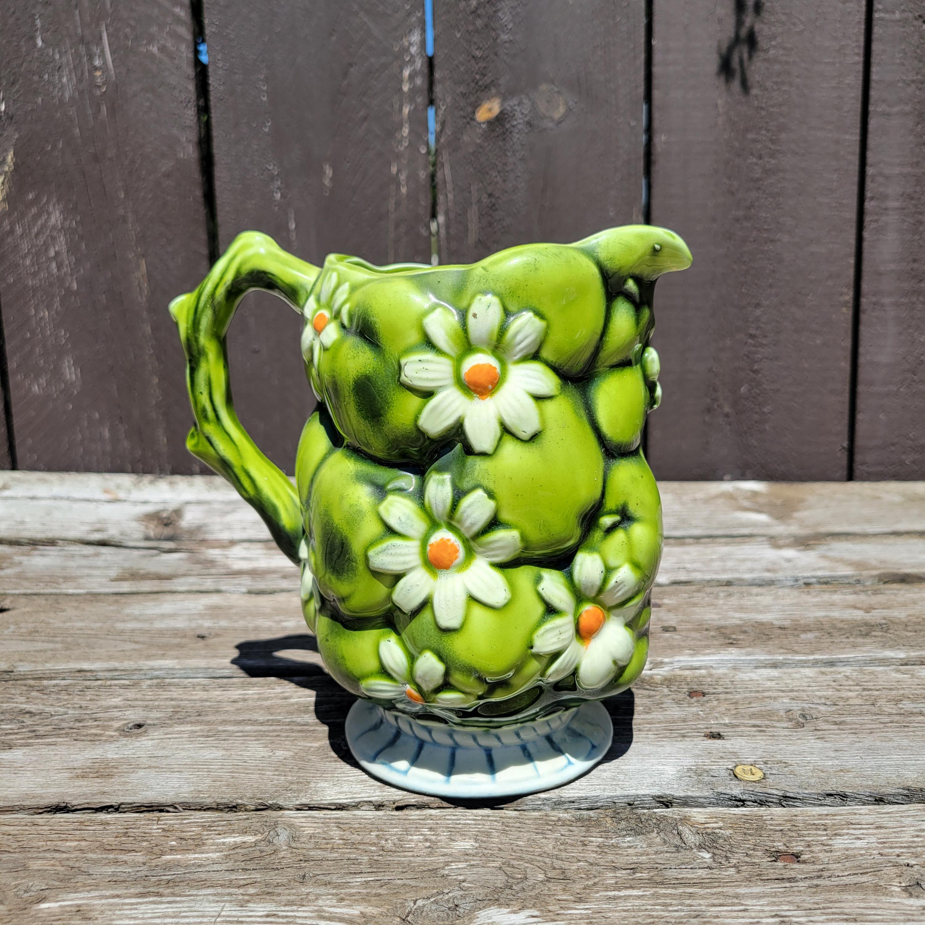 ceramica LAMAGAハンドペイントヴィンテージピッチャー Pitchers Made in Japan - Etsy