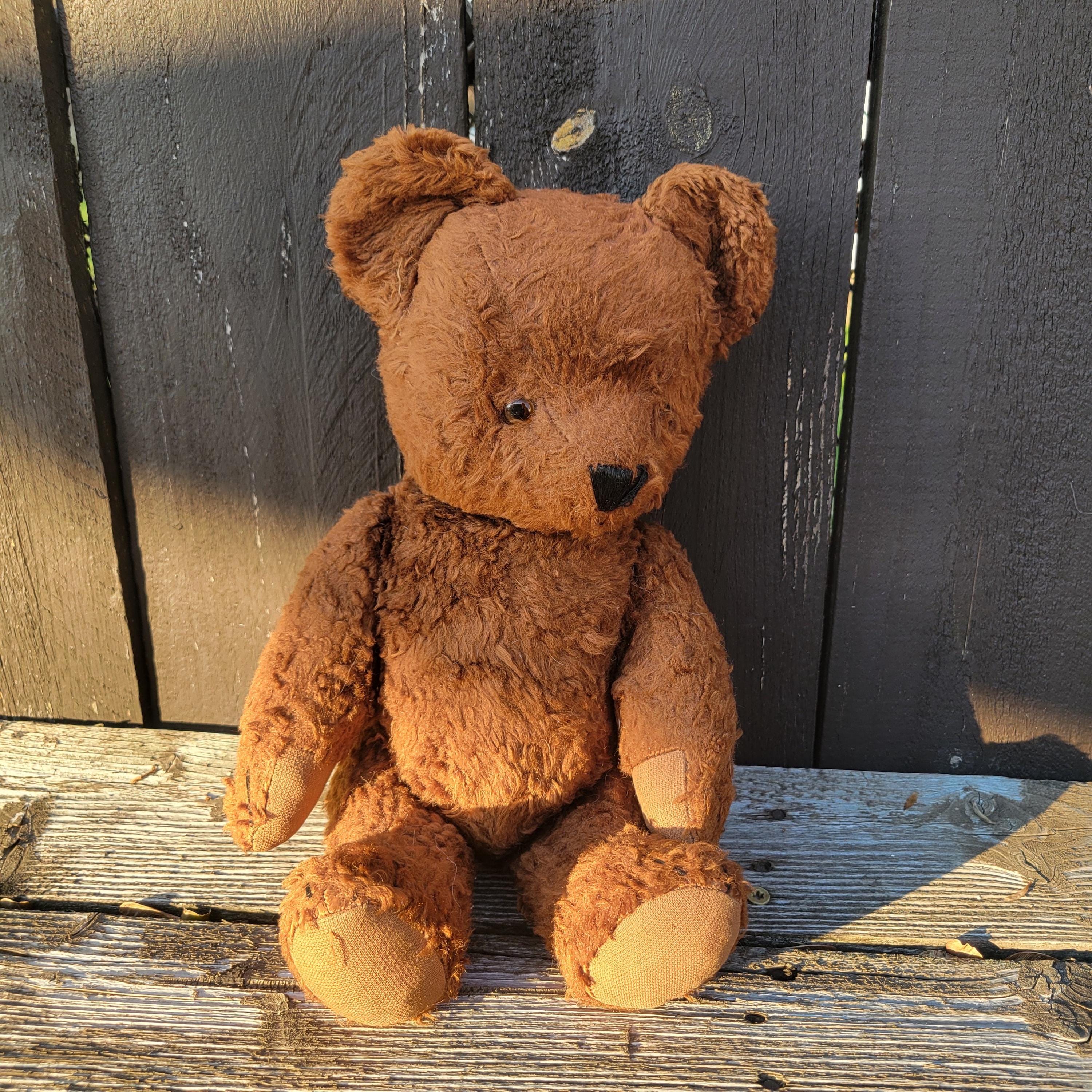 Grand Ours En Peluche Ancien 48cm – Tout Doux Et Plein De Souvenirs