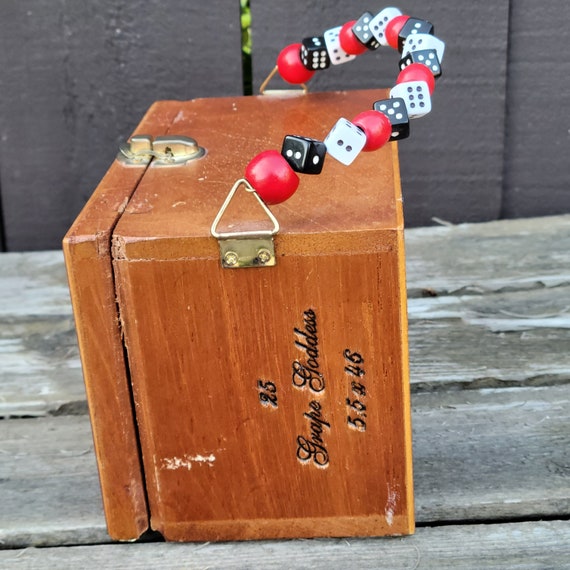 Vintage Cigar Box Purse, Heavenly Cigar Co "Grape… - image 9