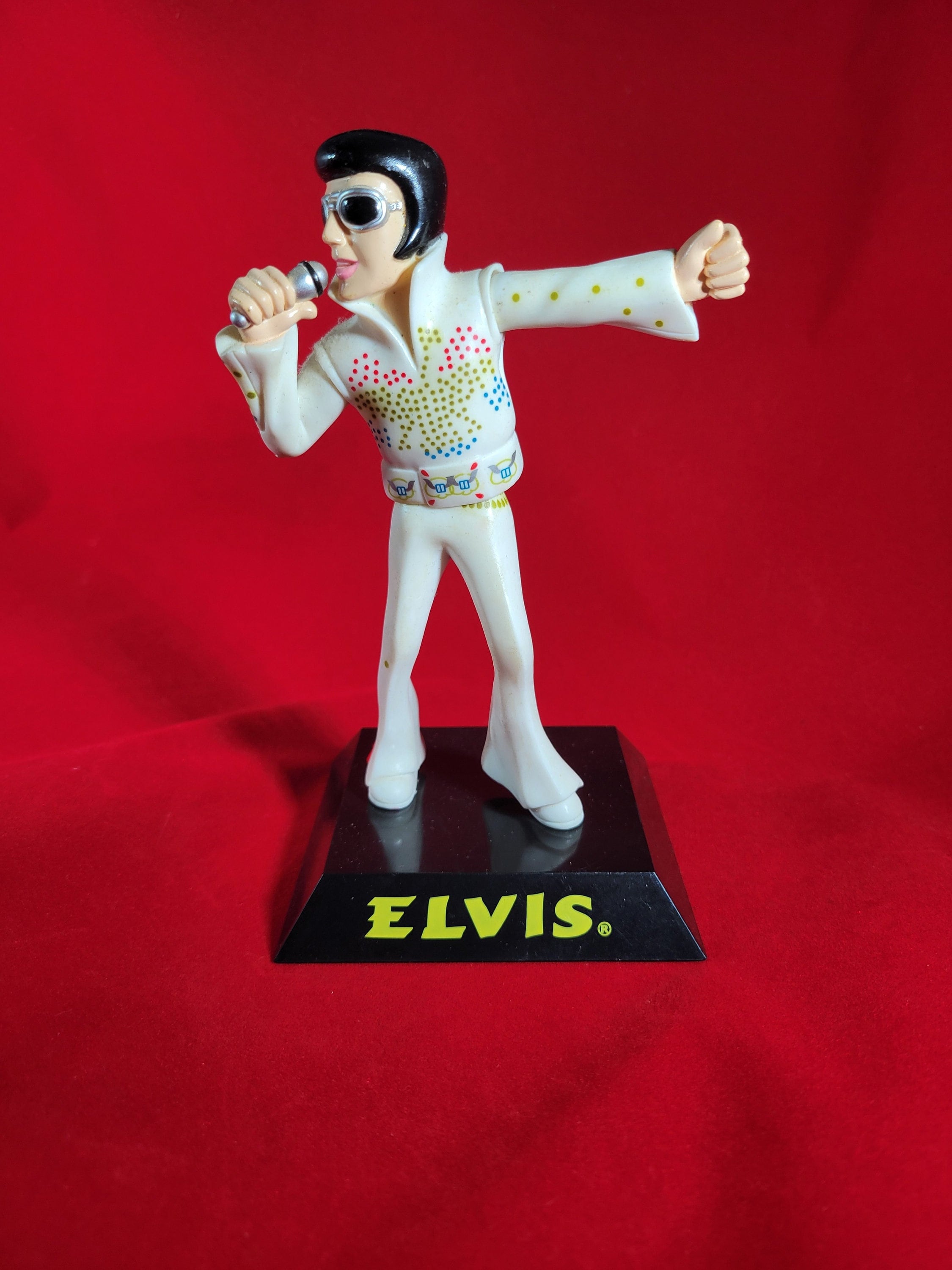 Vintage Wackel-Elvis Dashboard Figure, Wobbly Elvis Bobblehead Doll, Audi  Commercial figure, Made in Germany,E P E Official ProductPrototype