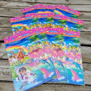 New Lisa Frank Birthday Party Supplies Favors 1 Pk of 8 Loot Bags with  Handles