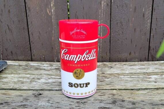 VINTAGE Thermos / Campbell's Soup Thermos / Red and White SOUP Container / Soup  Container / Beverage / Insulated / Lunch Bag