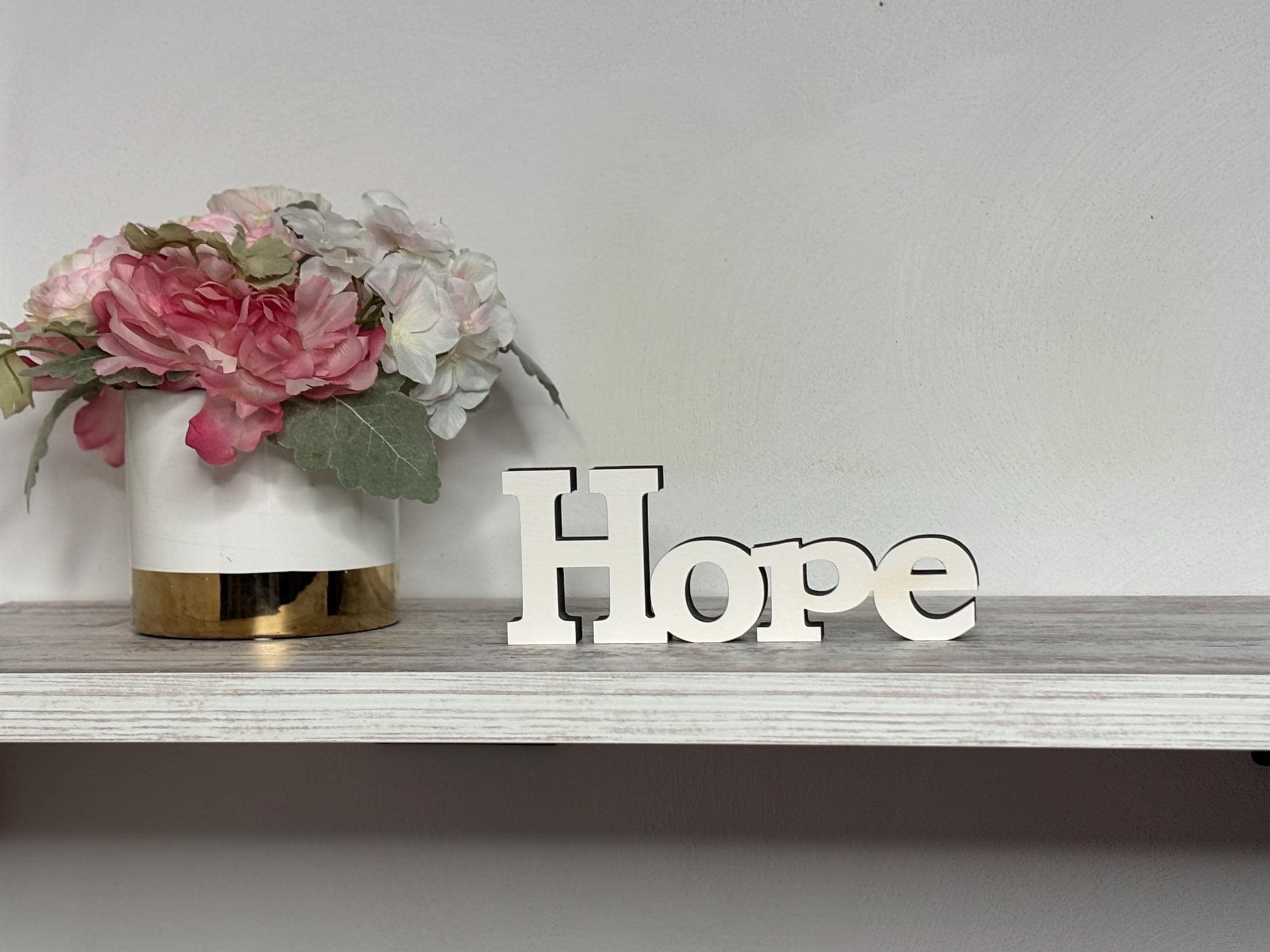 Hope Freestanding Wooden Sign - Etsy