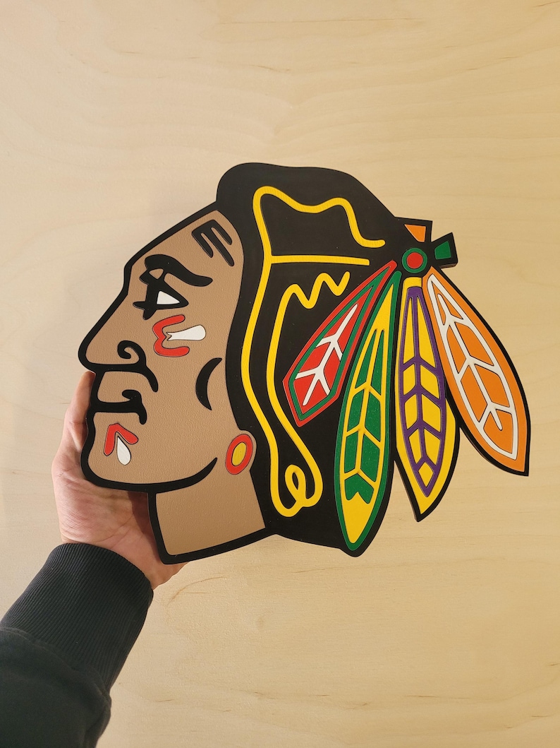 Loading Sign Without Background Chicago Blackhawks Hockey Wooden Sign, Different Sizes Available - Etsy