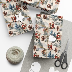 Cavapoo Wrapping Paper, Toile Christmas Dog Gift Wrap, Cavapoo Mom Dad Holiday Paper, Dog Lover Gift Wrap Roll image 8