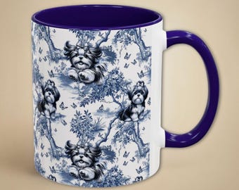 Andaz Press Shih Tzu Dog Coffee Mug - 11 Oz Ceramic Mug With Gift Box