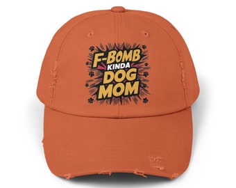 F-Bomb Kinda Dog Mom Sombrero apenado