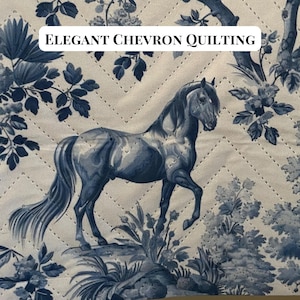 Quilted Horse Blanket Retro Style Equestrian Throw Cozy Farmhouse Decor Gift for Horse Lovers Rustic Lap Quilt Country Style Horse Bedding
