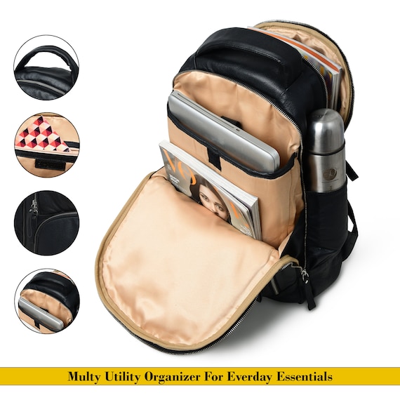 backpack with padded laptop sleeve Bold by Travelpro Computer Luggage Pros 13W x 19H x 8.25D Full Grain Buffalo Leather Laptop