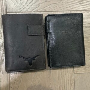 Trifold Wallet With Snap Button- Made of Genuine Leather, For 6-8 Cards, 2 Note Slots Coin Pocket, Zipper Pocket, RFID Secure