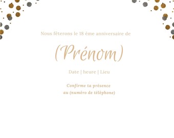 Carte D Anniversaire Etsy